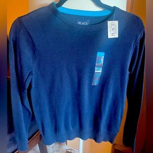 Children Place blue sweater. Size 10/12 Long Sleeve with tag.